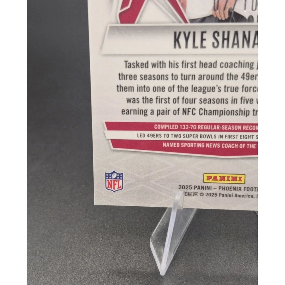 2025 Panini Phoenix Kyle Shanahan #120 Gold Pandora /10 SSP CASE HIT SF 49ers